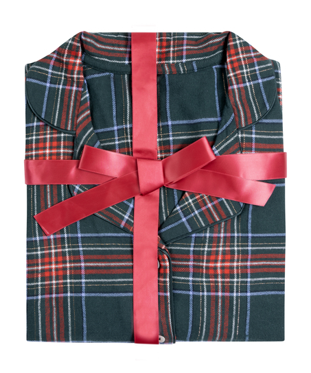 Pyjamaset Flannel, Groen