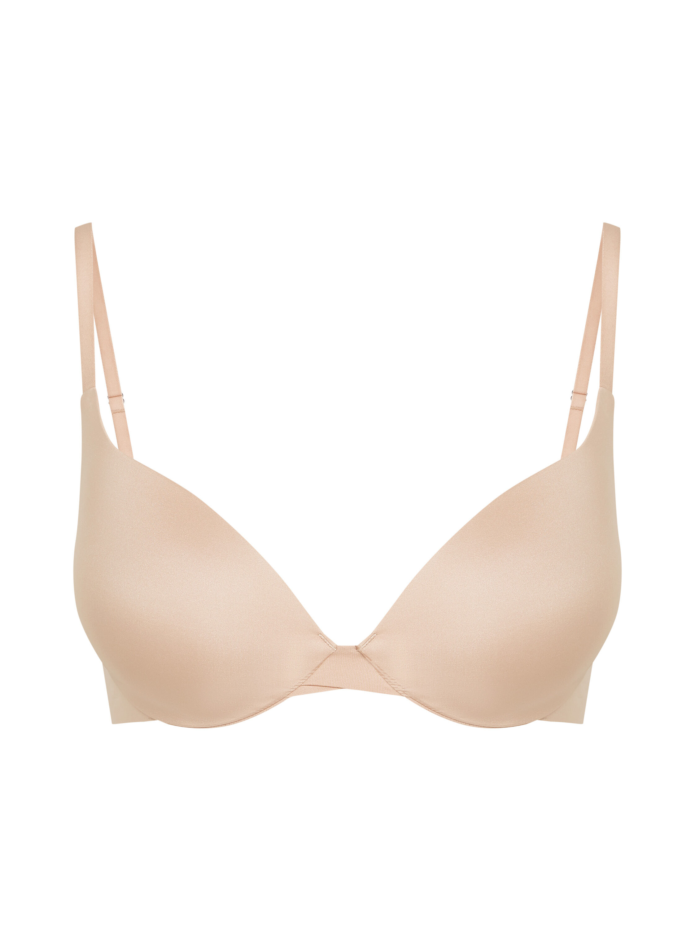 Soutien-gorge &agrave; armatures pr&eacute;form&eacute; push-up Smooth, Beige