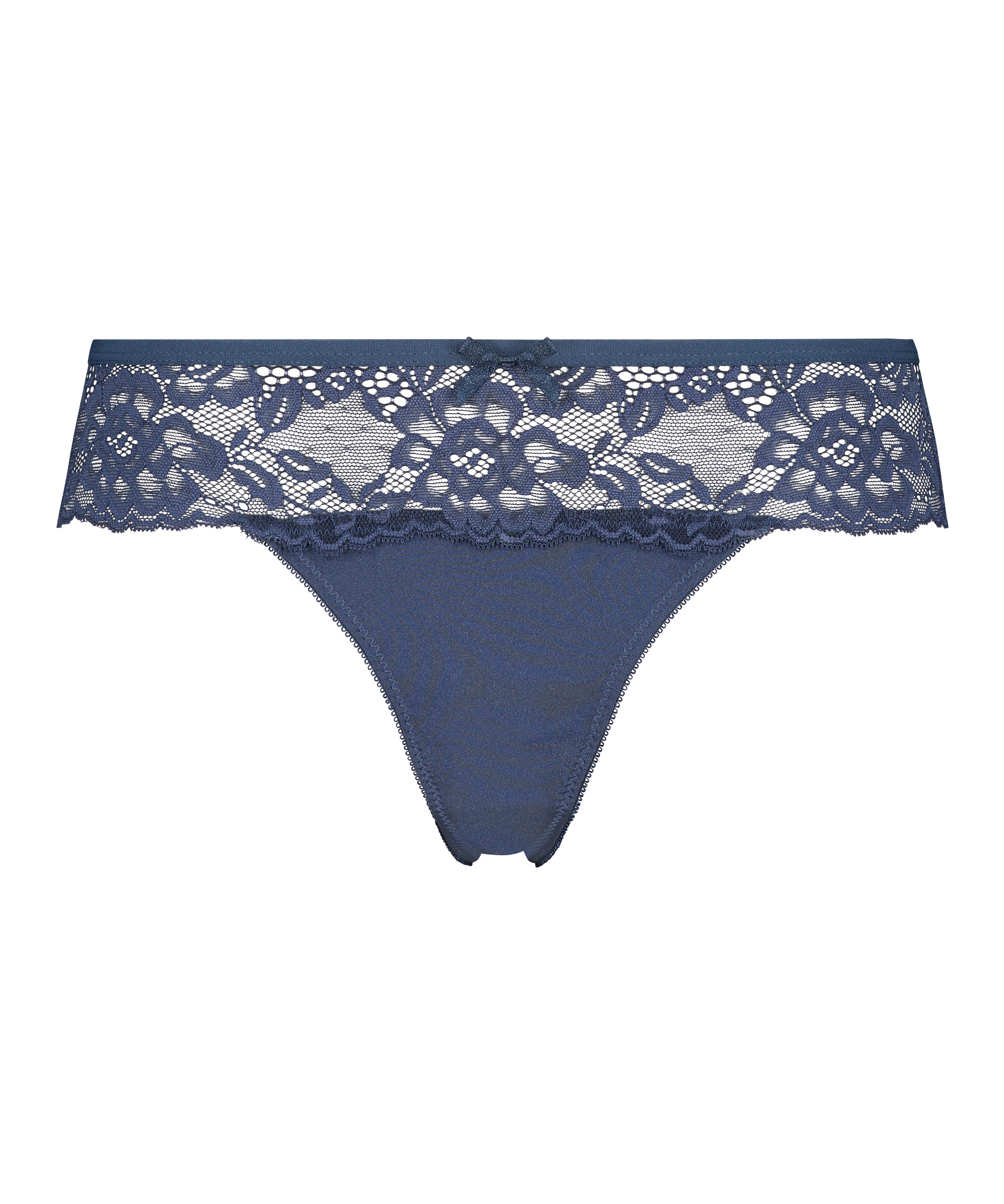 Boxer string Bianca, Bleu, main