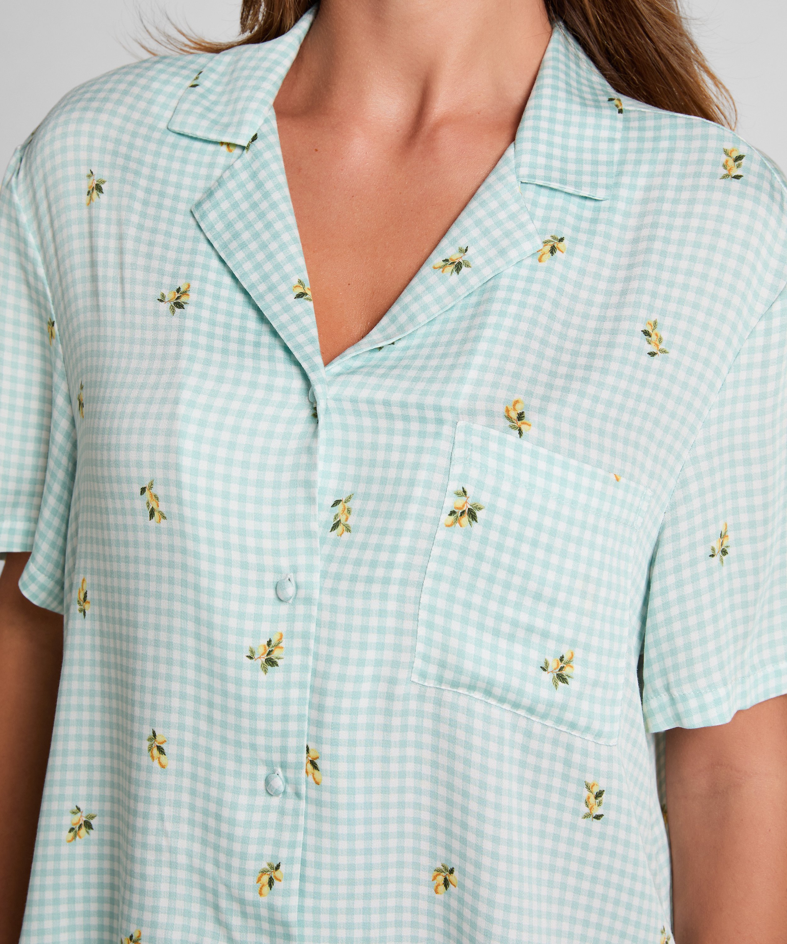 Pyjama Top, Groen, main