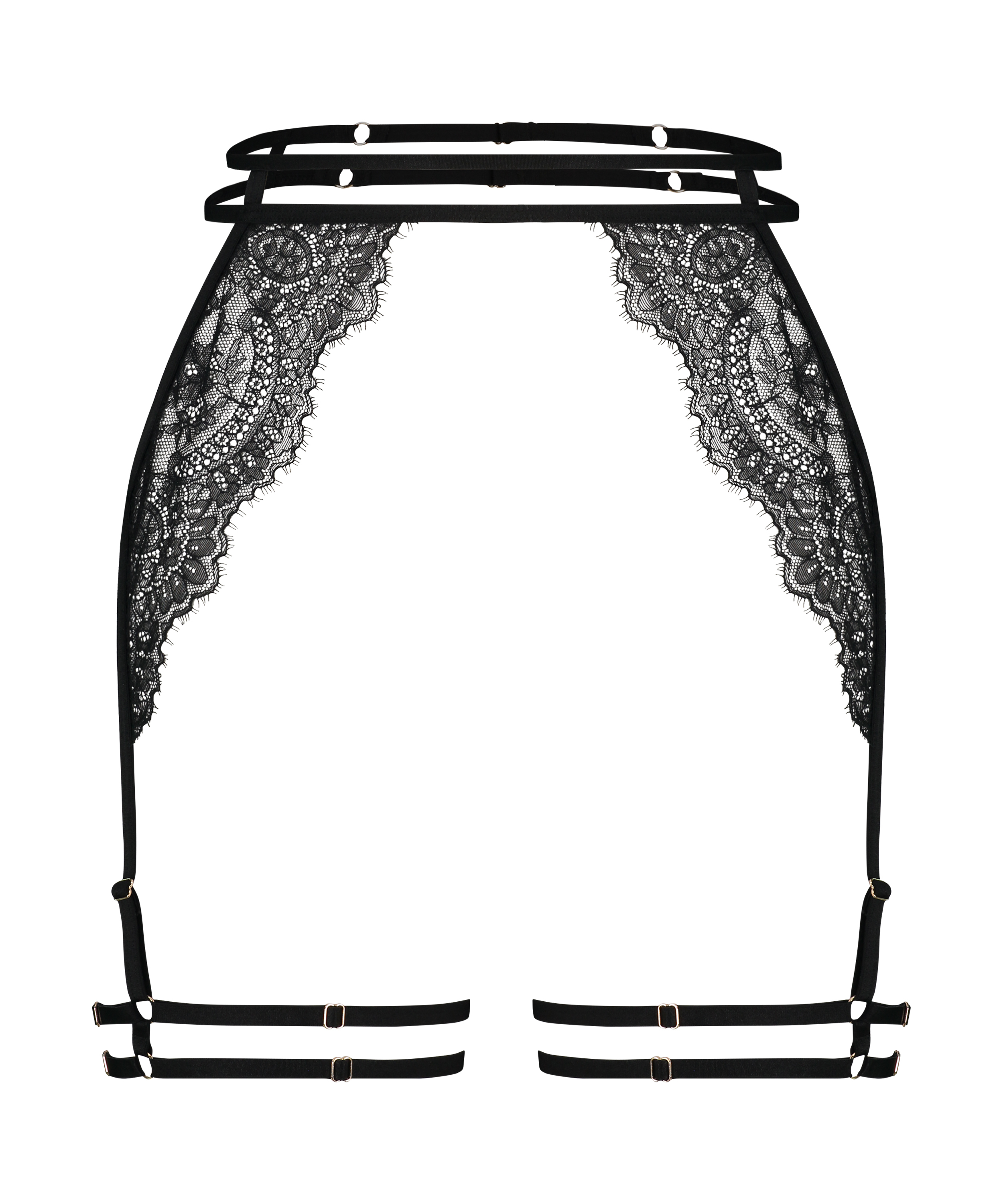 Private Jarretelles Iggy, Noir, main