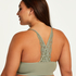 Naadloze bralette Rose, Groen