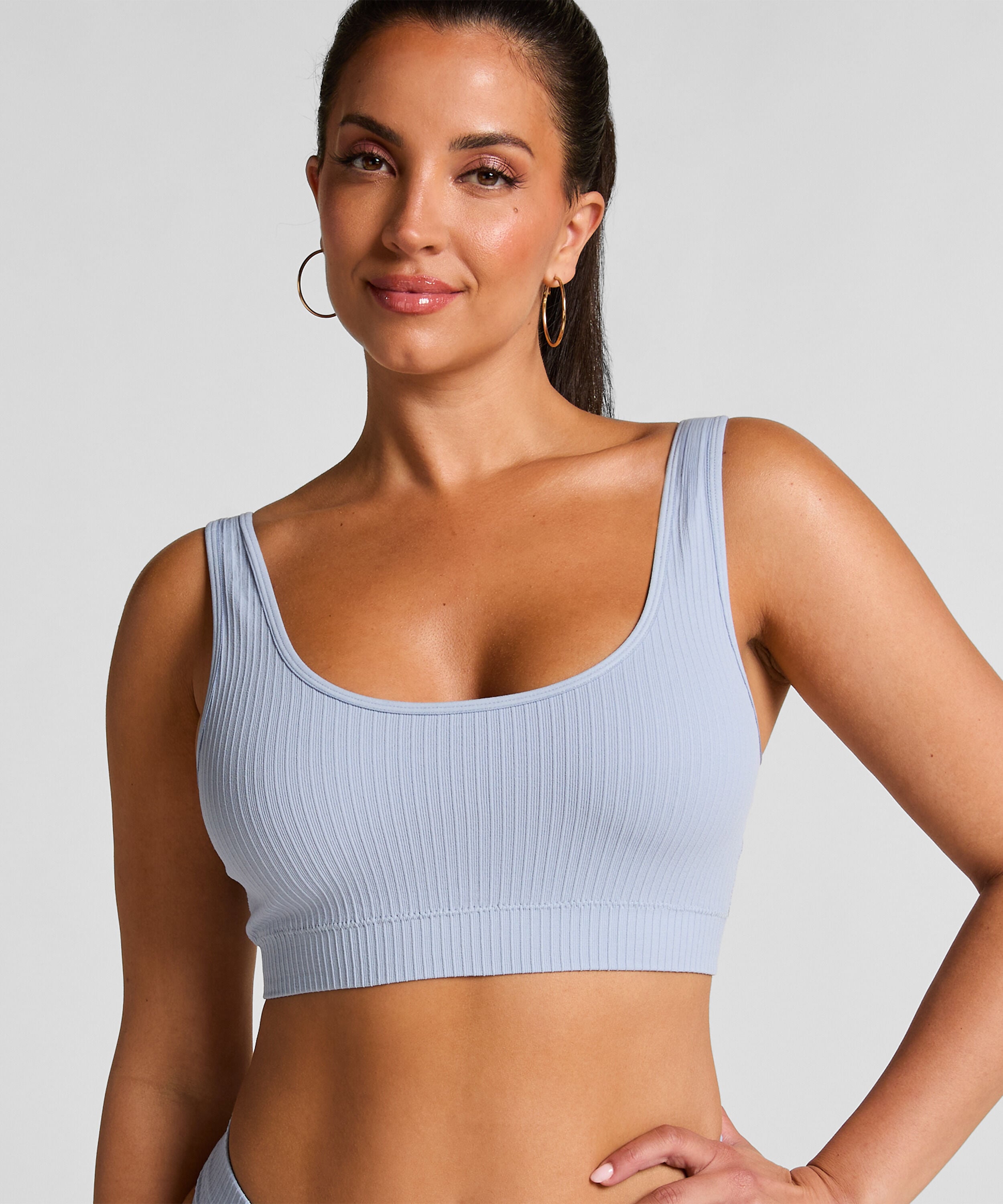 Bralette Scoop Dianne, Blauw