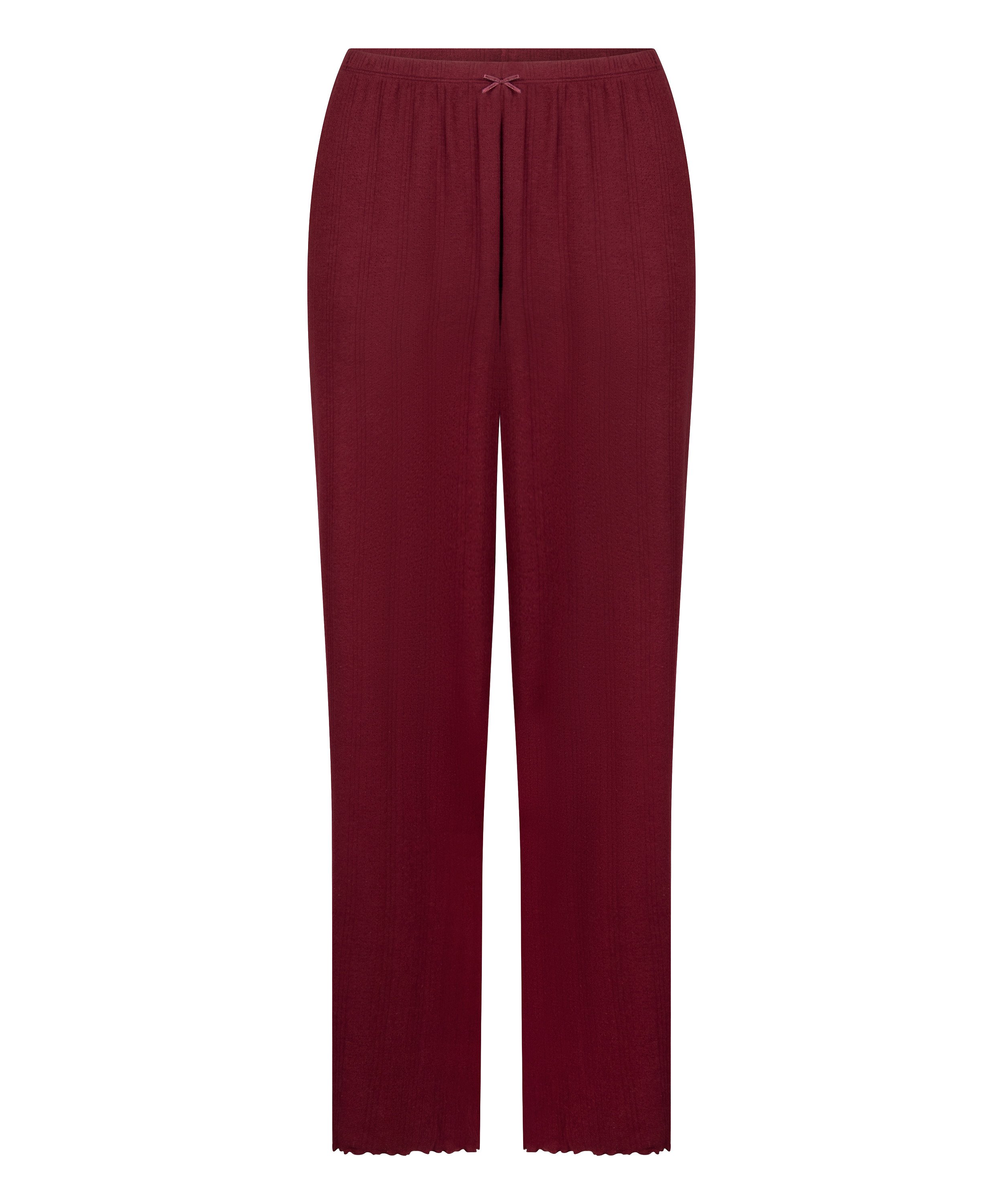 Pyjama Pant Loose Pointelle, Rouge, main
