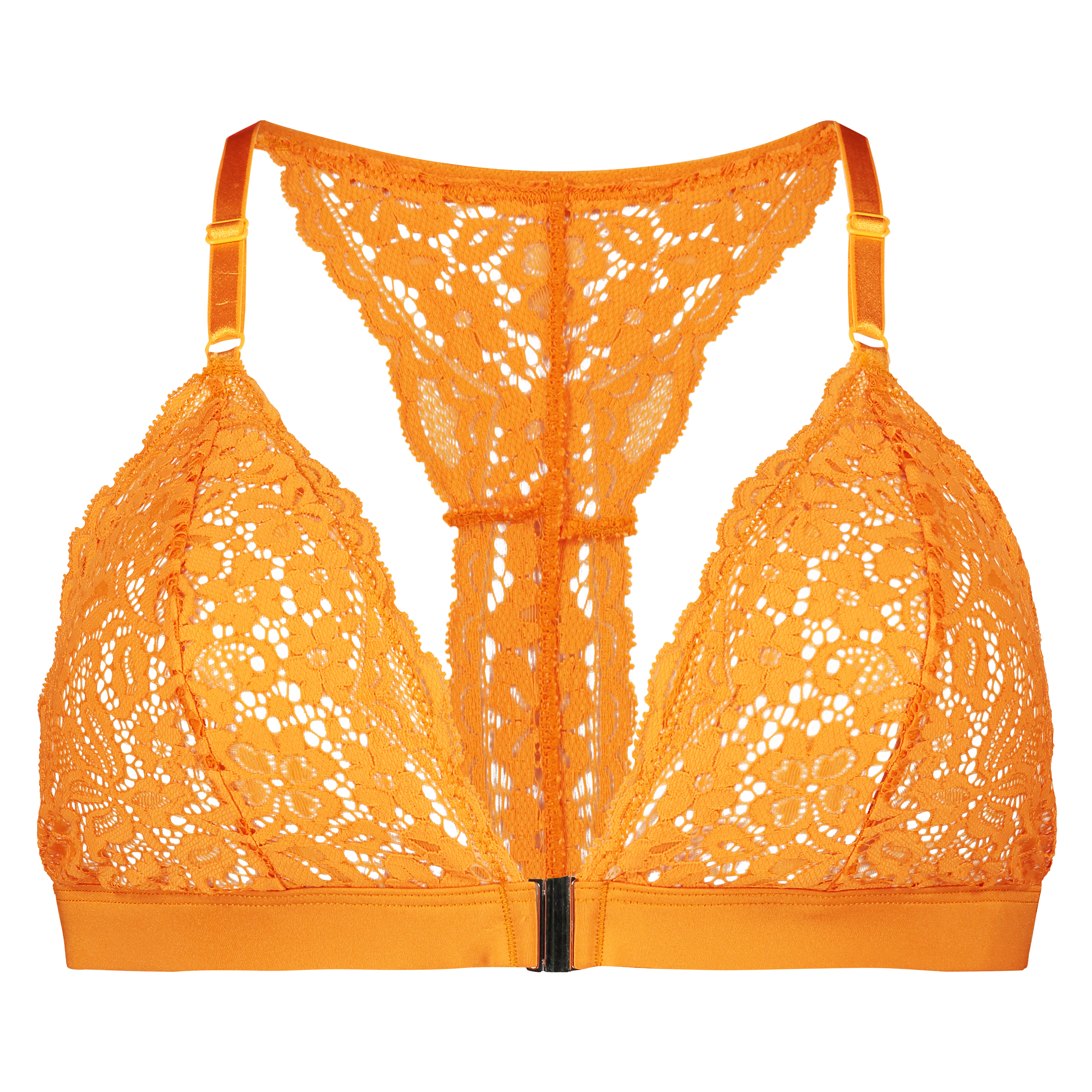 Voorgevormde triangle bralette Rose, Oranje, main