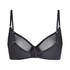 Soutien-gorge non-rembourr&eacute; &agrave; armatures Essential, Noir
