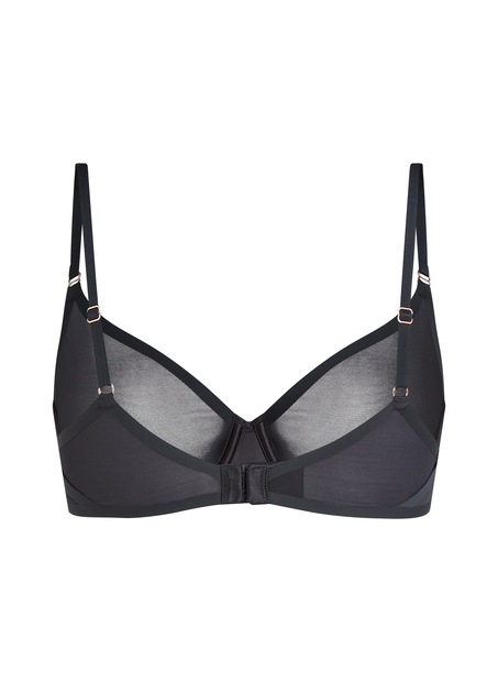 Soutien-gorge non-rembourr&eacute; &agrave; armatures Essential, Noir