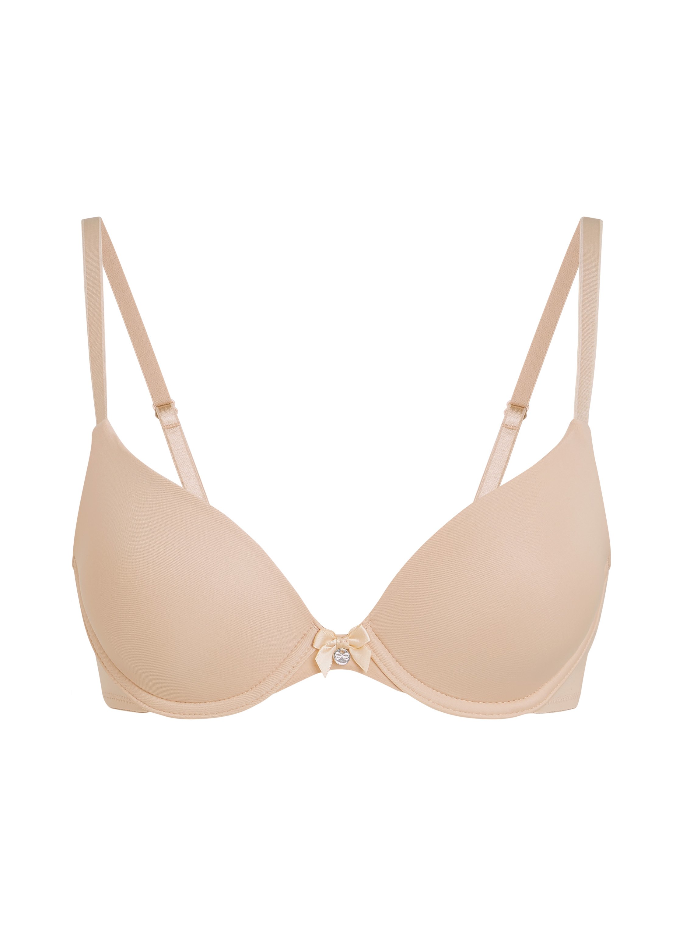 Voorgevormde beugel bh Plunge, Beige, main