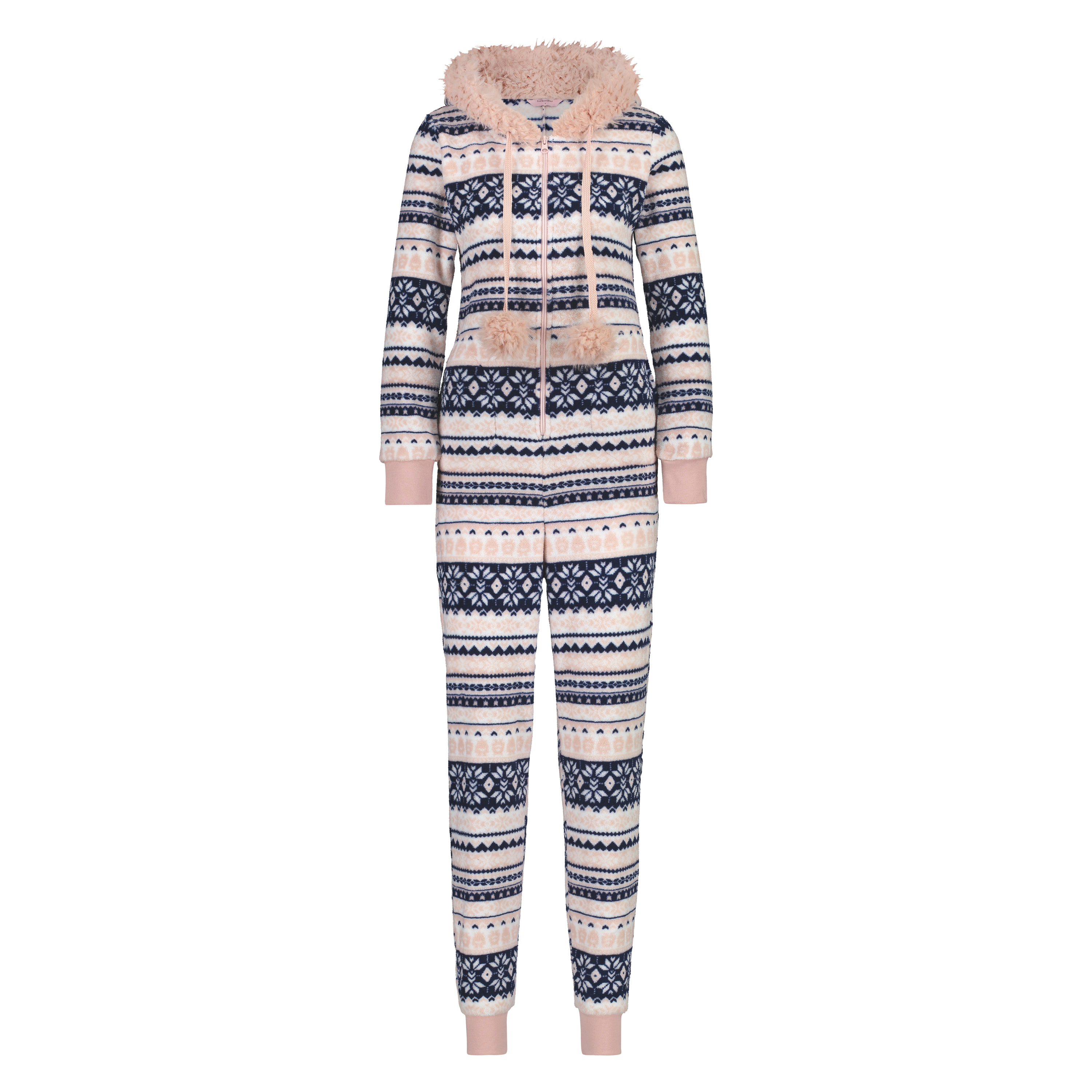 Onesie Fleece, Blauw, main