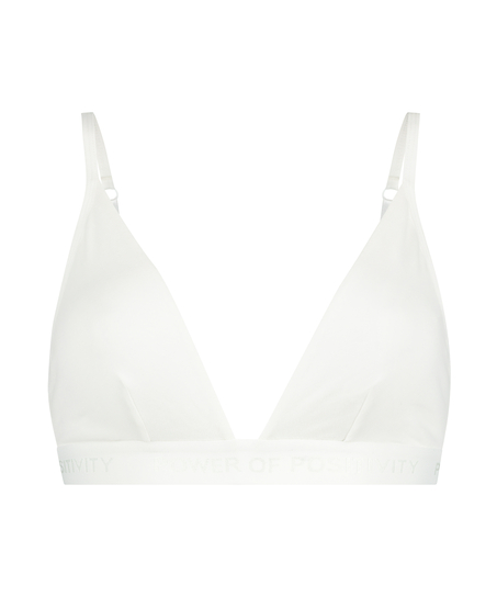 Brassière triangle Cutie, Blanc