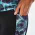 HKMX high waist sport legging marble level 3, Blauw