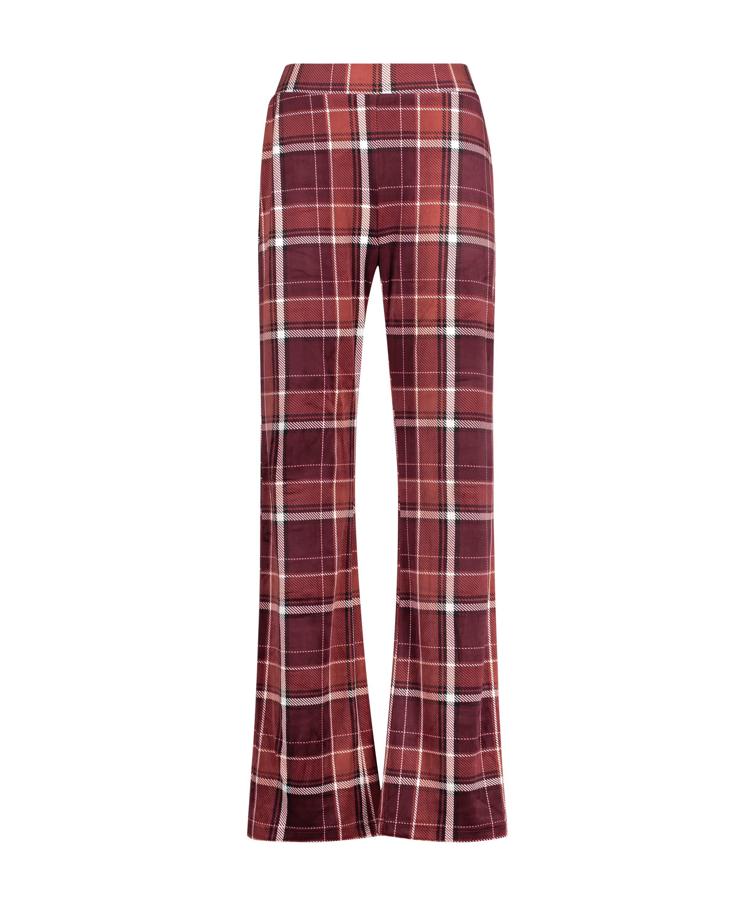 Petite Pyjamabroek velours, Rood, main