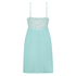 Slipdress Modal lace, Blauw