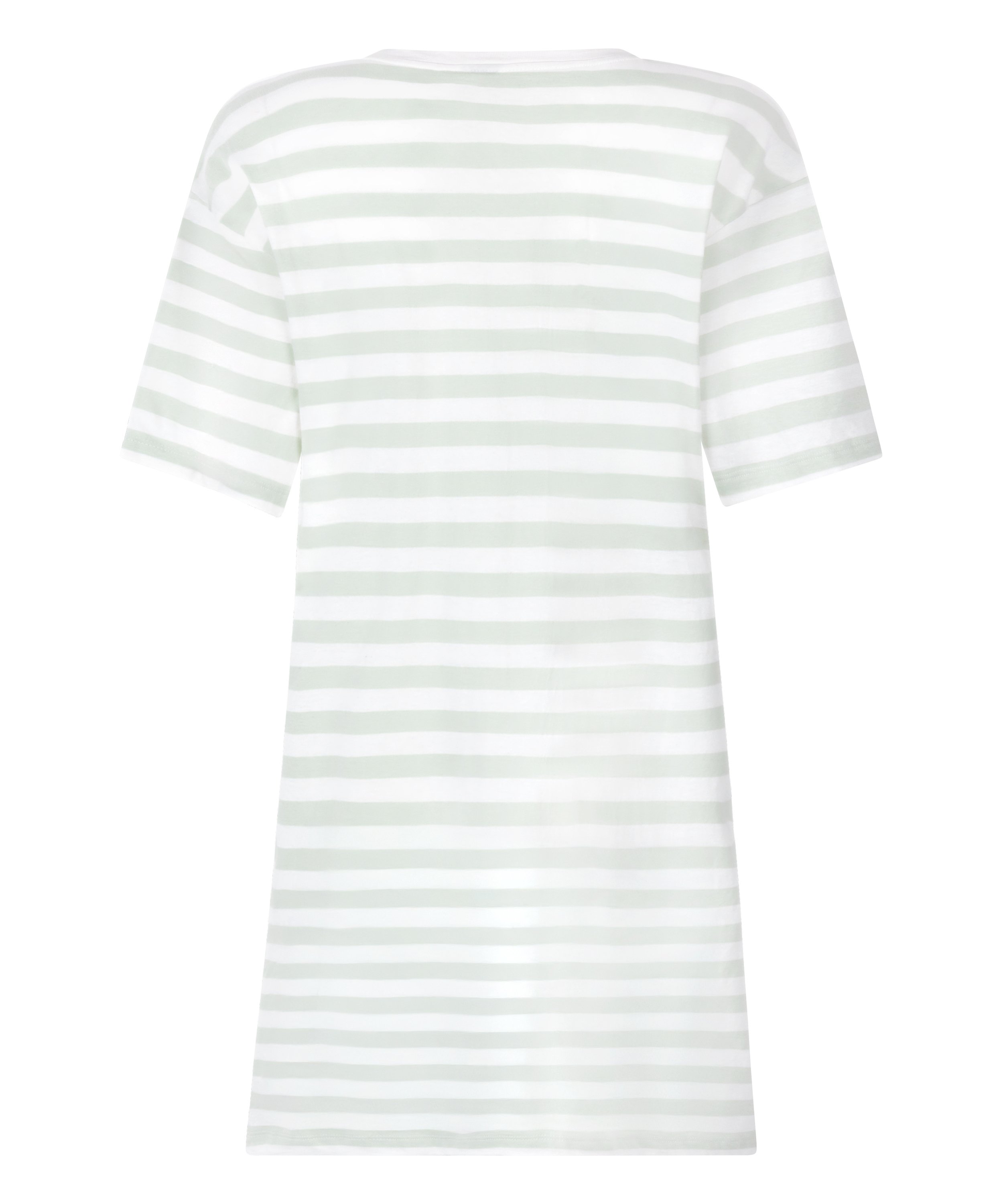 Nachthemd ronde hals, Groen, main