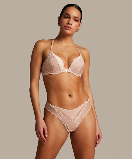 Soutien-gorge push-up à armatures préformé Nicole, Rose