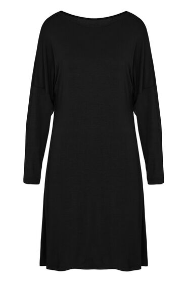 Hunkemöller Nightshirt Jersey Essential Zwart, foto 3