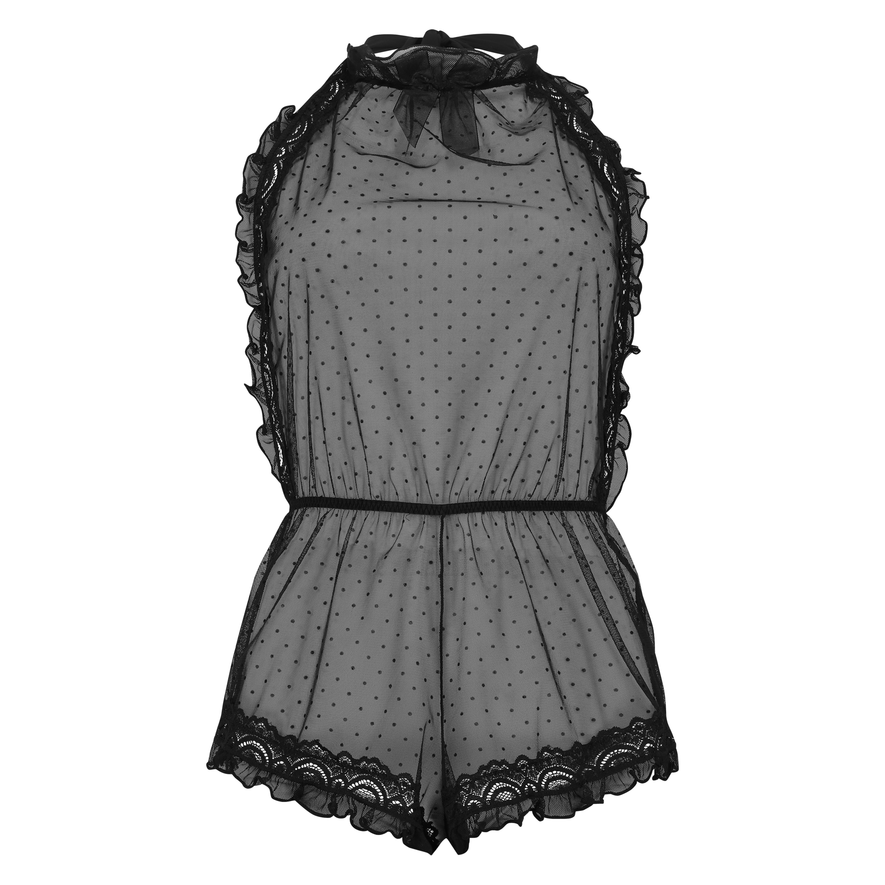 Playsuit Nathalie, Zwart, main