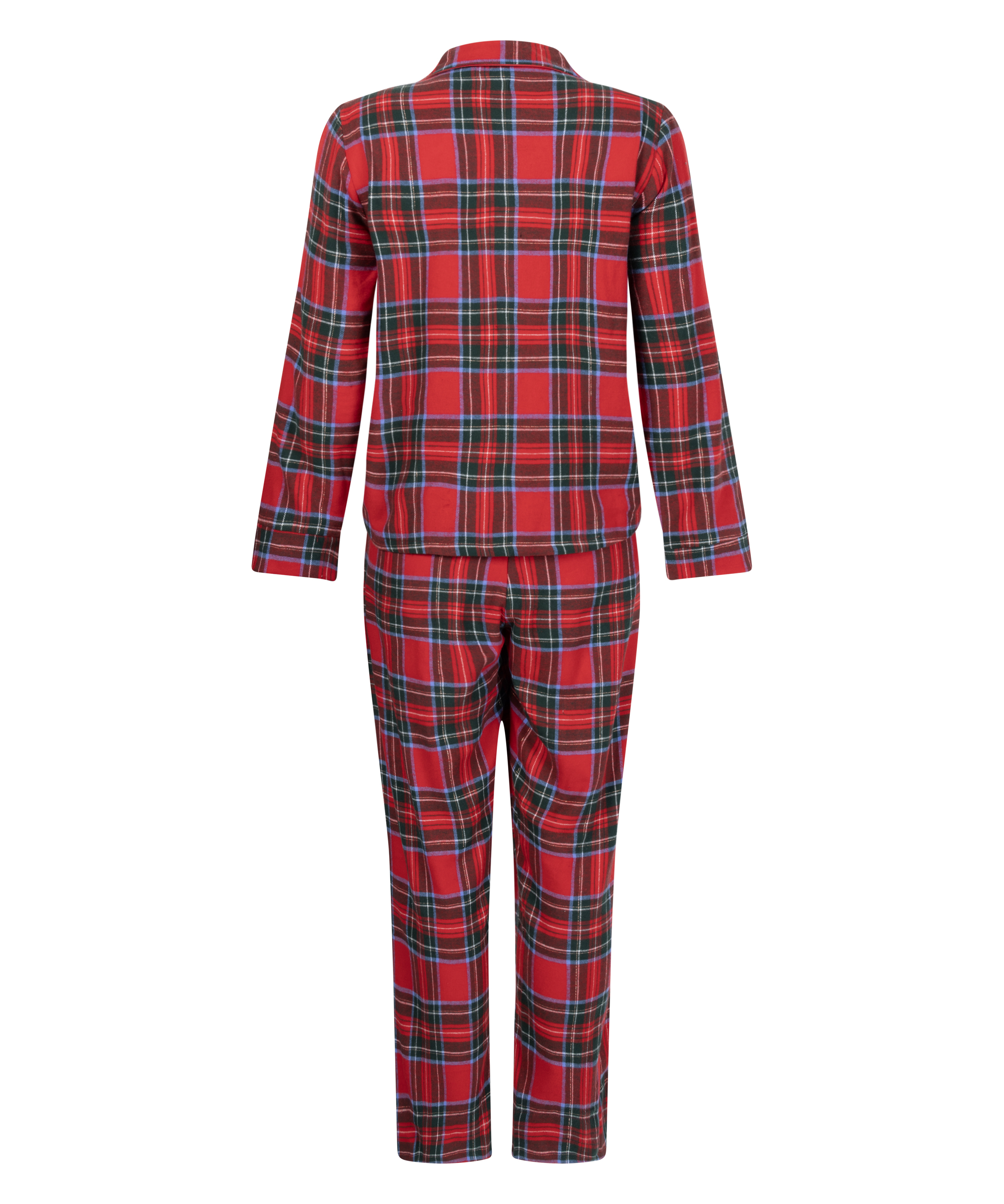 Pyjamaset Flannel, Rood, main