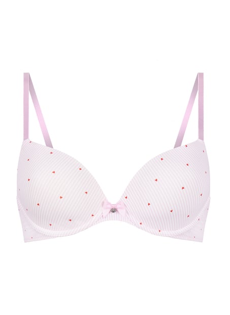 Soutien-gorge &agrave; armatures pr&eacute;form&eacute; Plunge, Rose