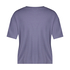 Top manches courtes Rib, Pourpre