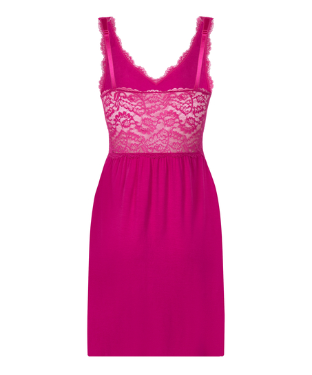 Slipdress Nora Lace, Roze