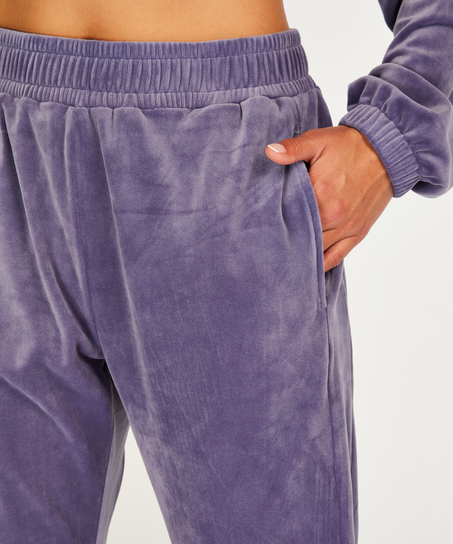 Pantalon de jogging Velours, Pourpre