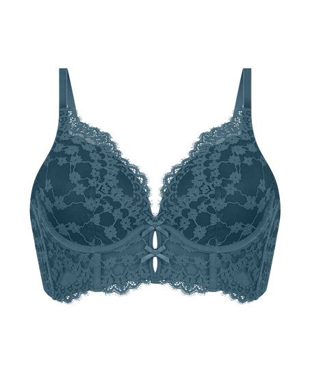Soutien-gorge à armatures préformé longline Astrid, Bleu