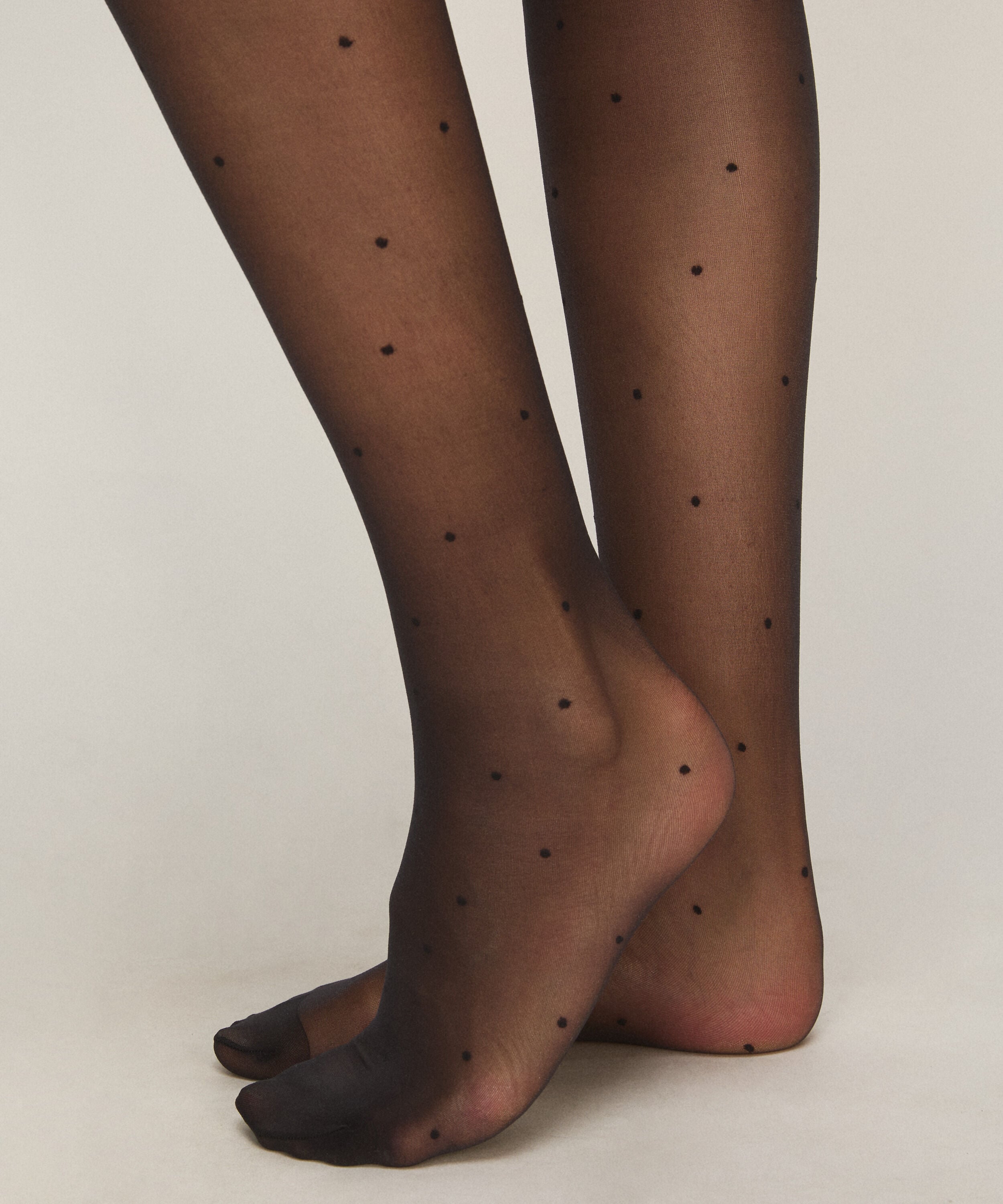 Collants 15 Denier Dots, Noir Collants 15 Denier Dots, Noir