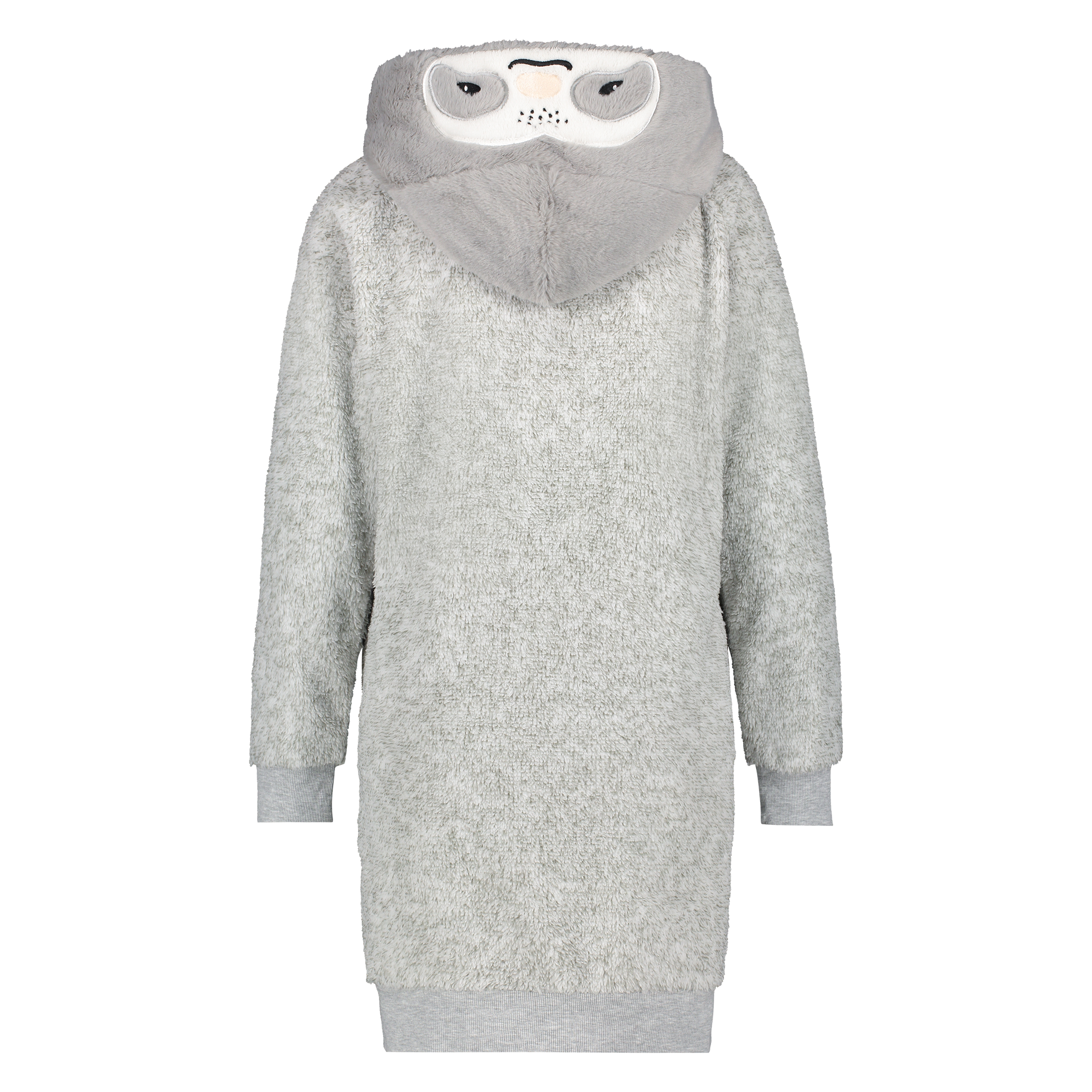 Peignoir Zipper, Gris, main