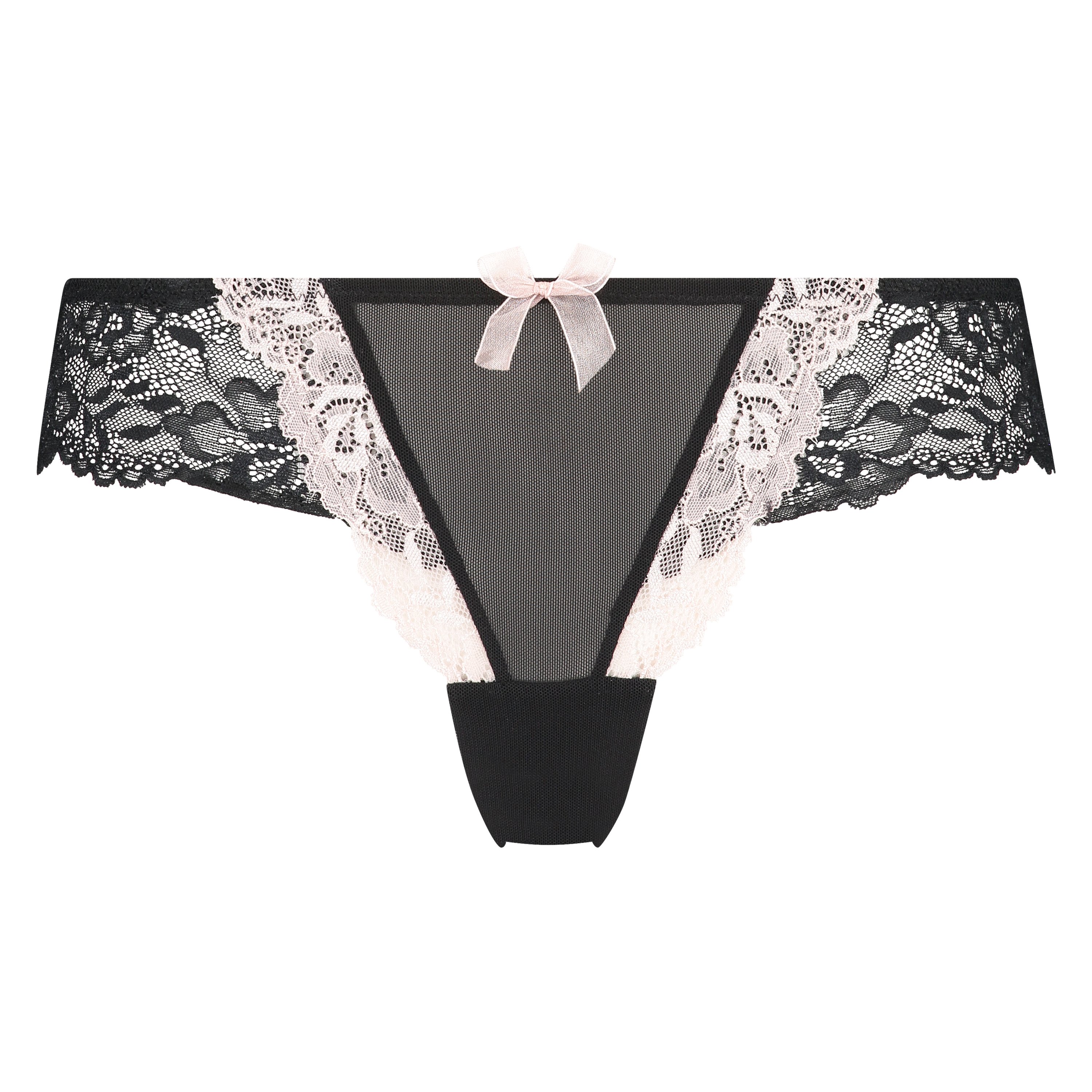 Slip brésilien Crystal, Noir, main