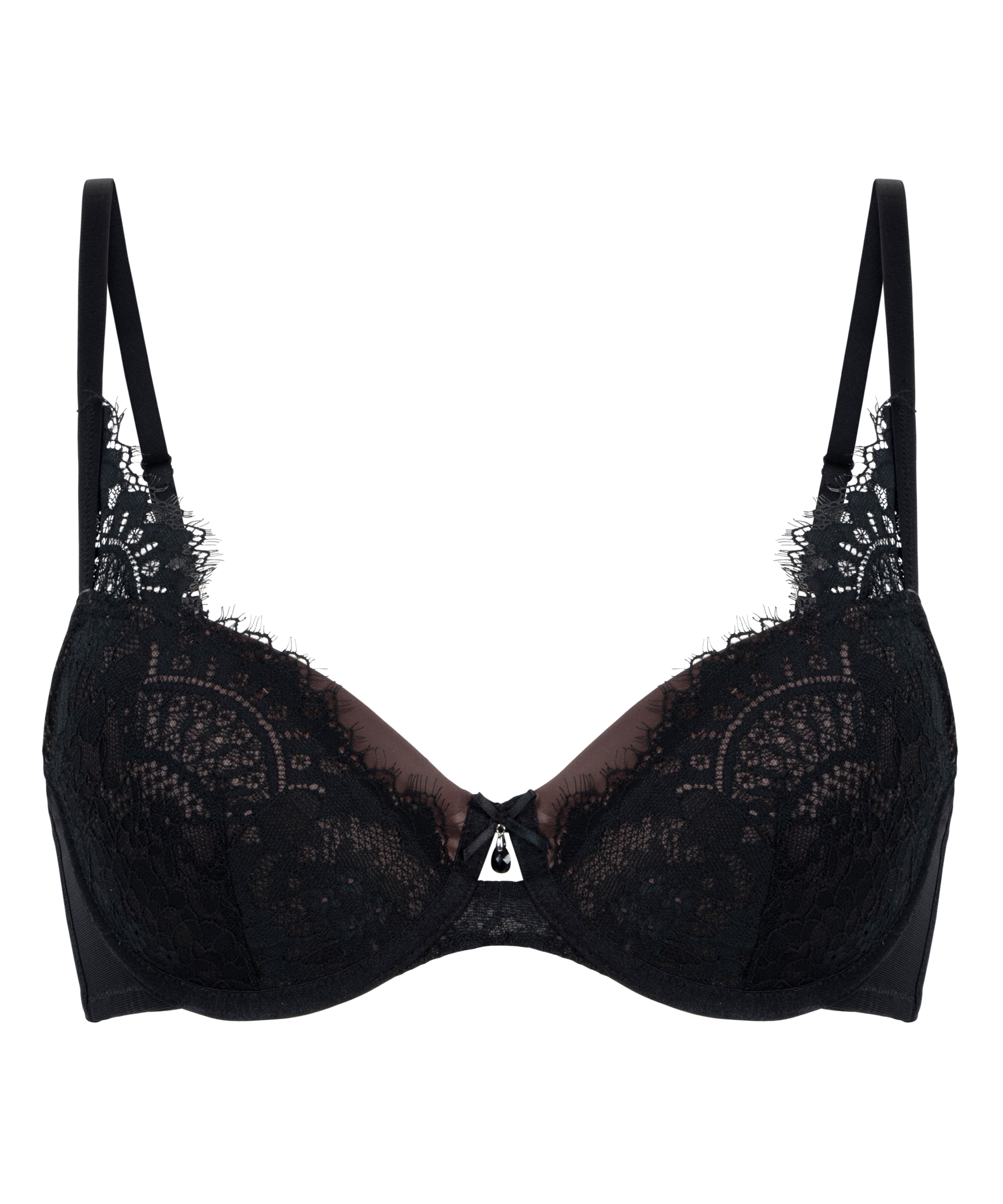Soutien-gorge à armatures préformé Mirabella, Noir, main