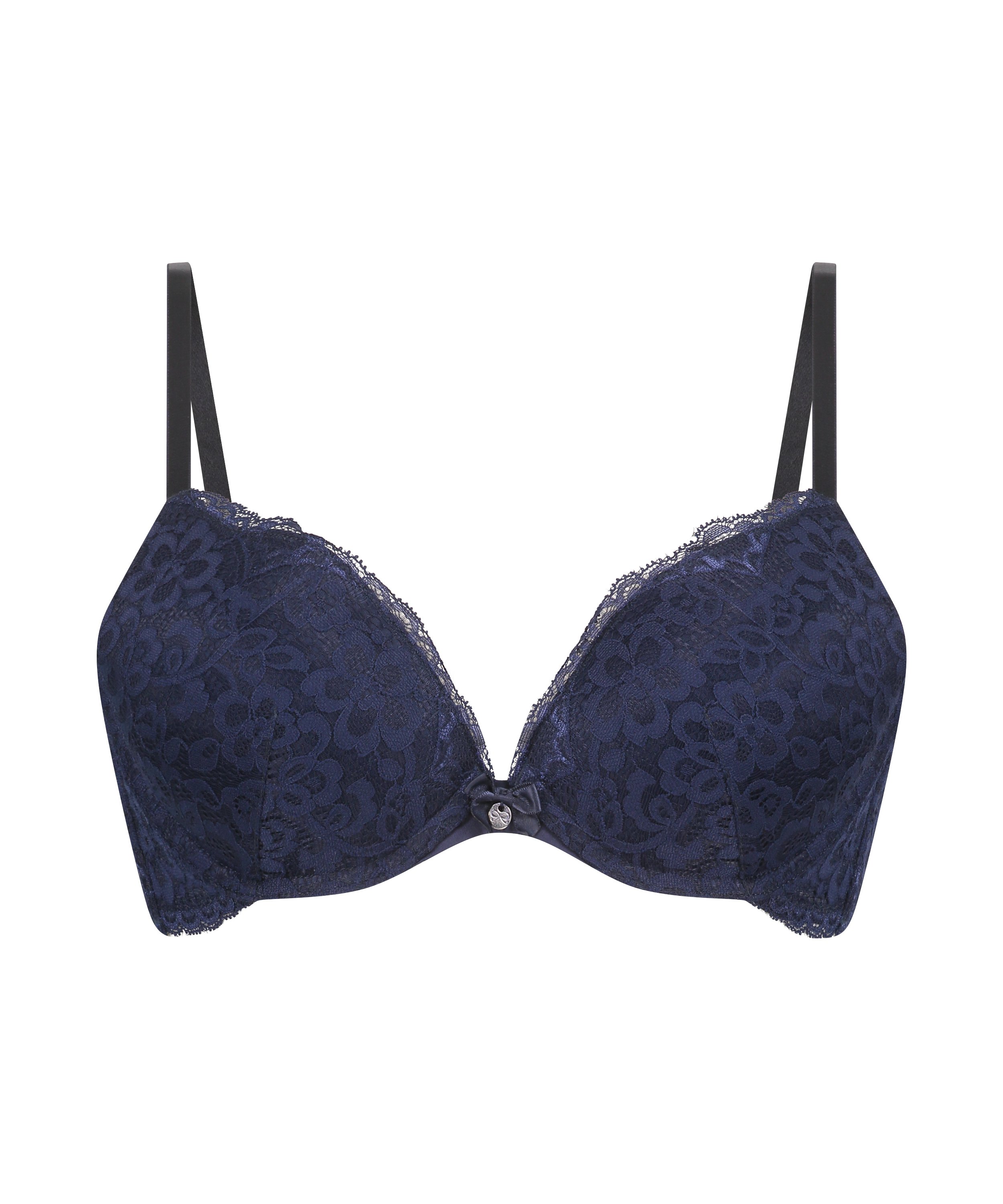 Soutien-gorge &agrave; armatures pr&eacute;form&eacute; push-up Marine, Bleu, main