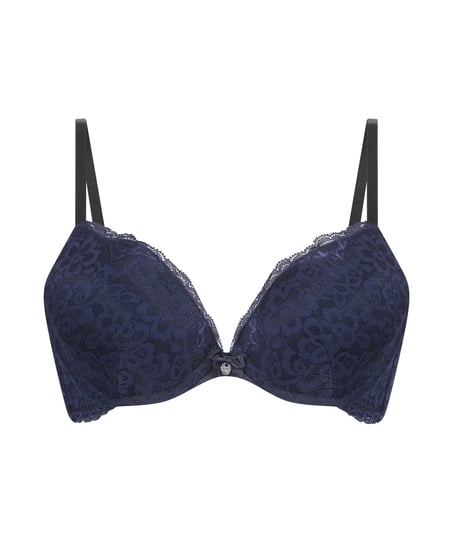 Soutien-gorge &agrave; armatures pr&eacute;form&eacute; push-up Marine, Bleu