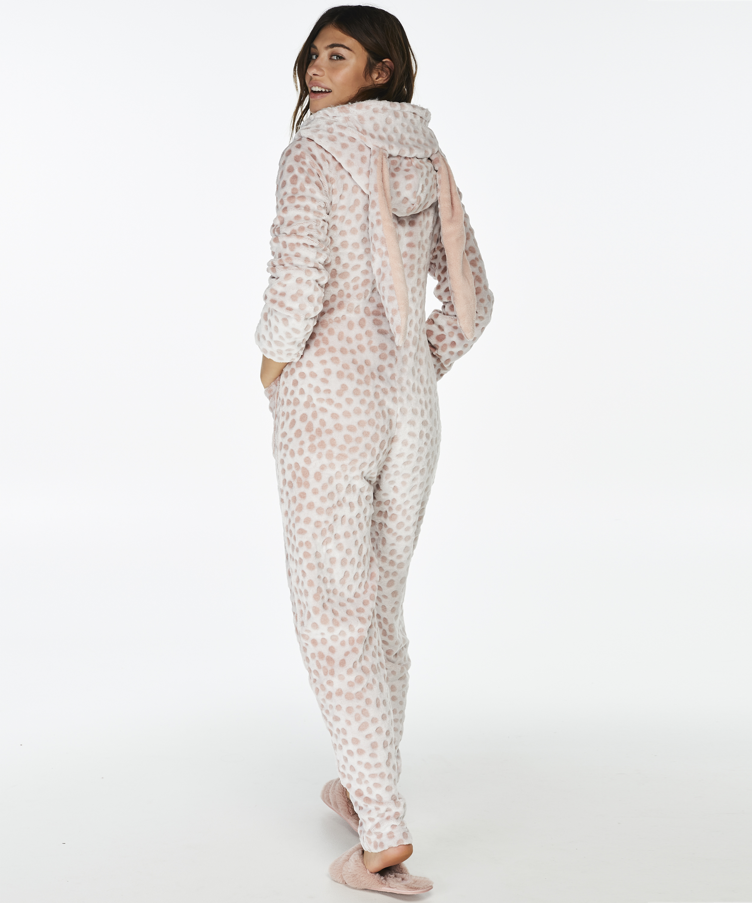 Onesie Fleece, Roze, main