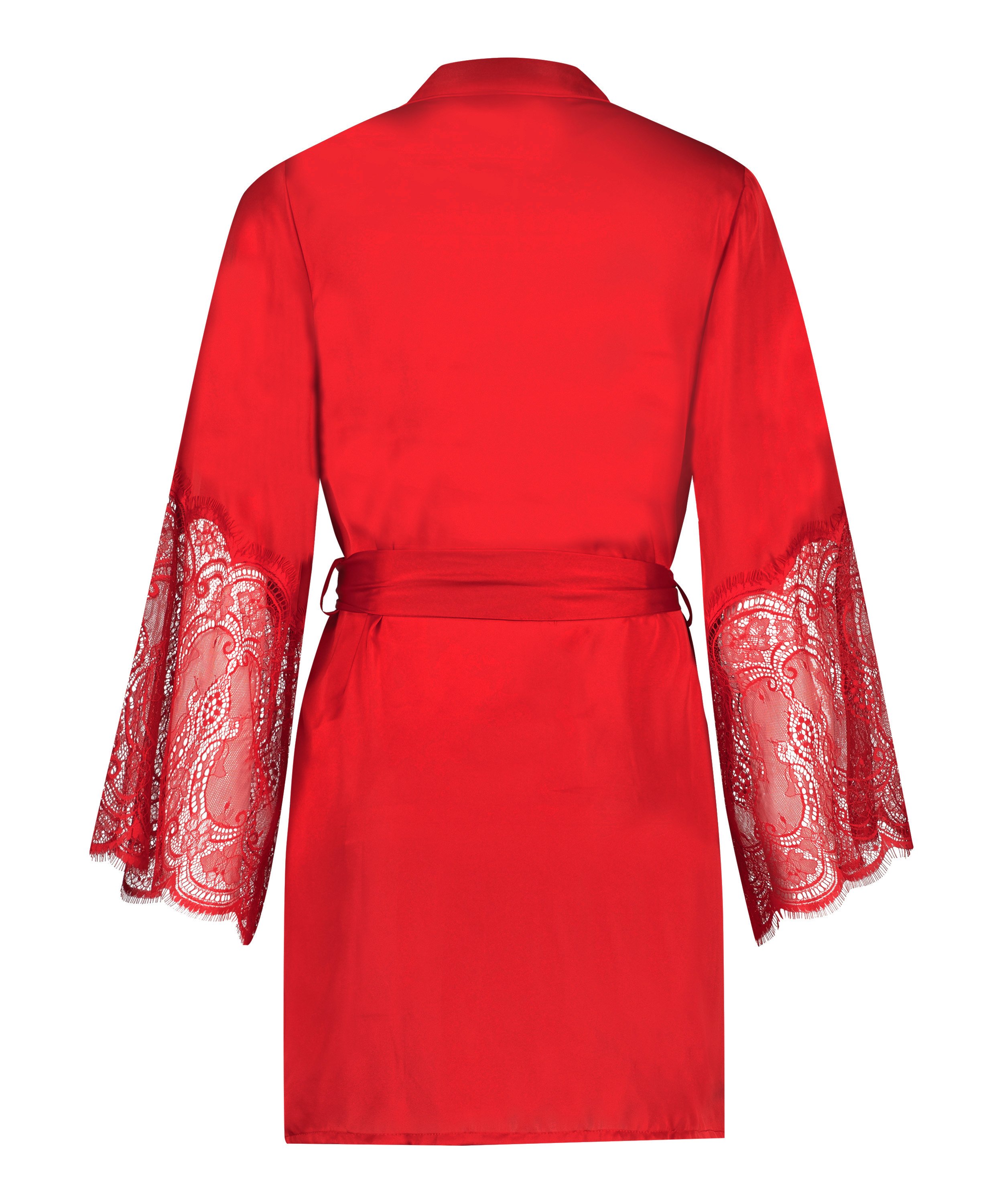 Kimono Satin, Rood, main