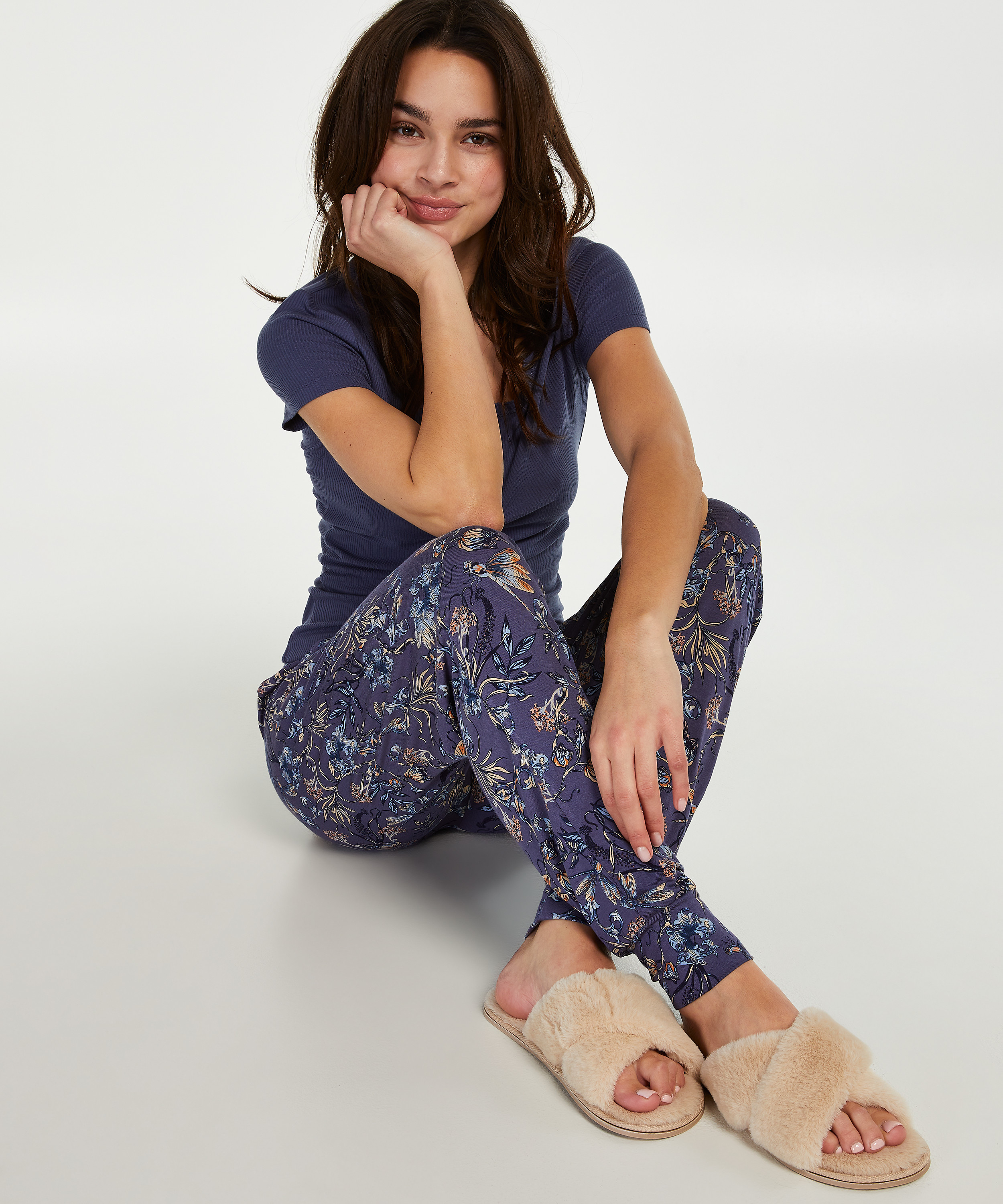 Chaussons Lia, Beige, main