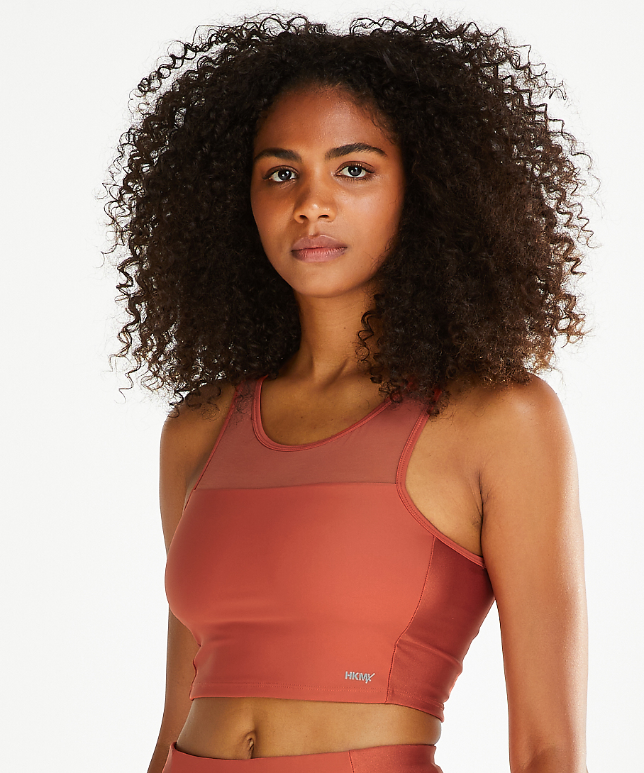 HKMX Sport cropped tanktop Shine on, Bruin, main