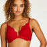 Voorgevormde push-up beugel bh Pauline, Rood