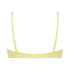 Haut de bikini sans bretelles préformé à armatures Scallop Taille E +, Jaune