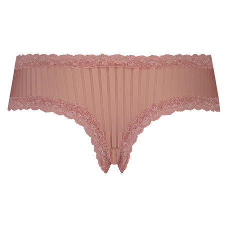 Brazilian V-shape mesh, Roze