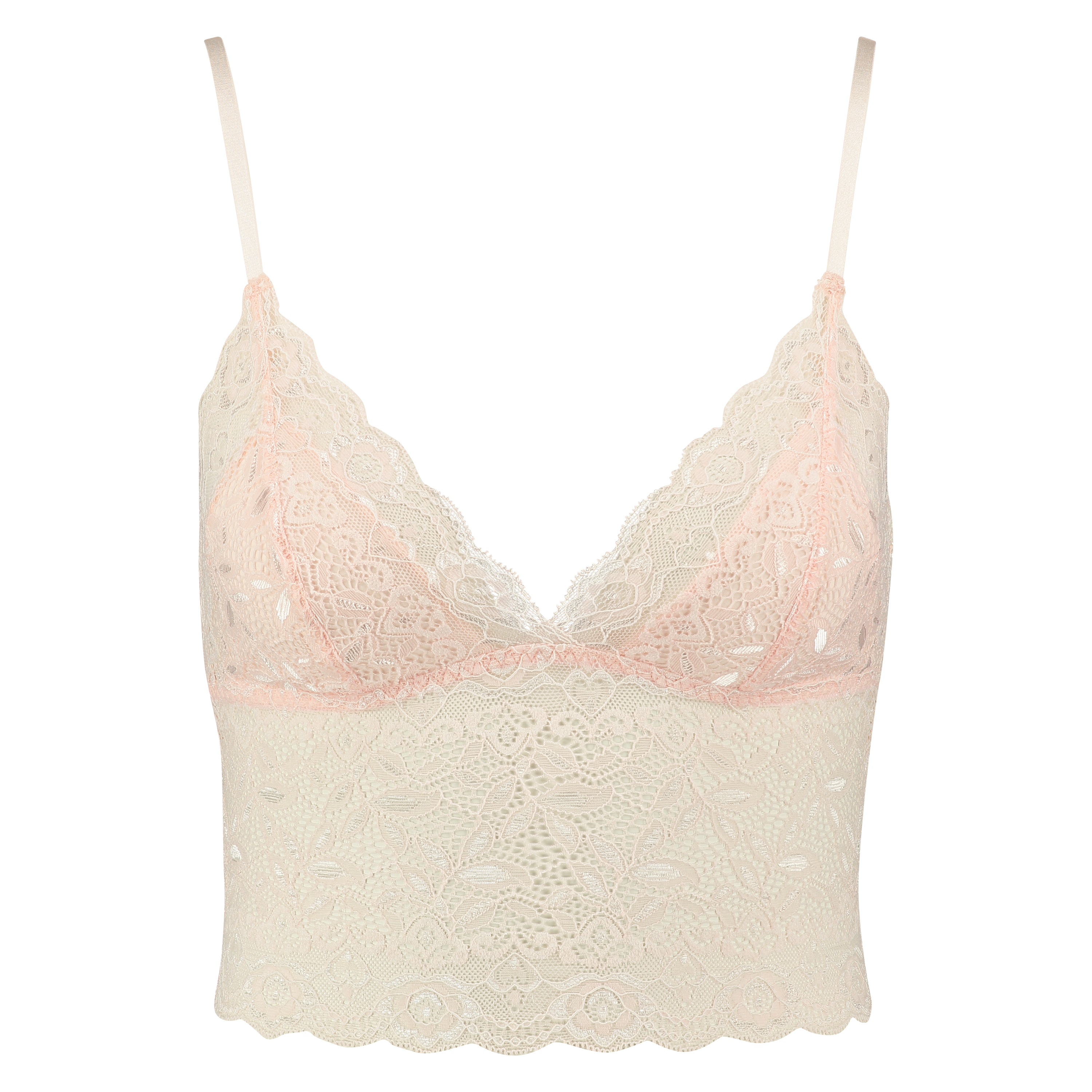 Bralette longline Fancy, Roze, main