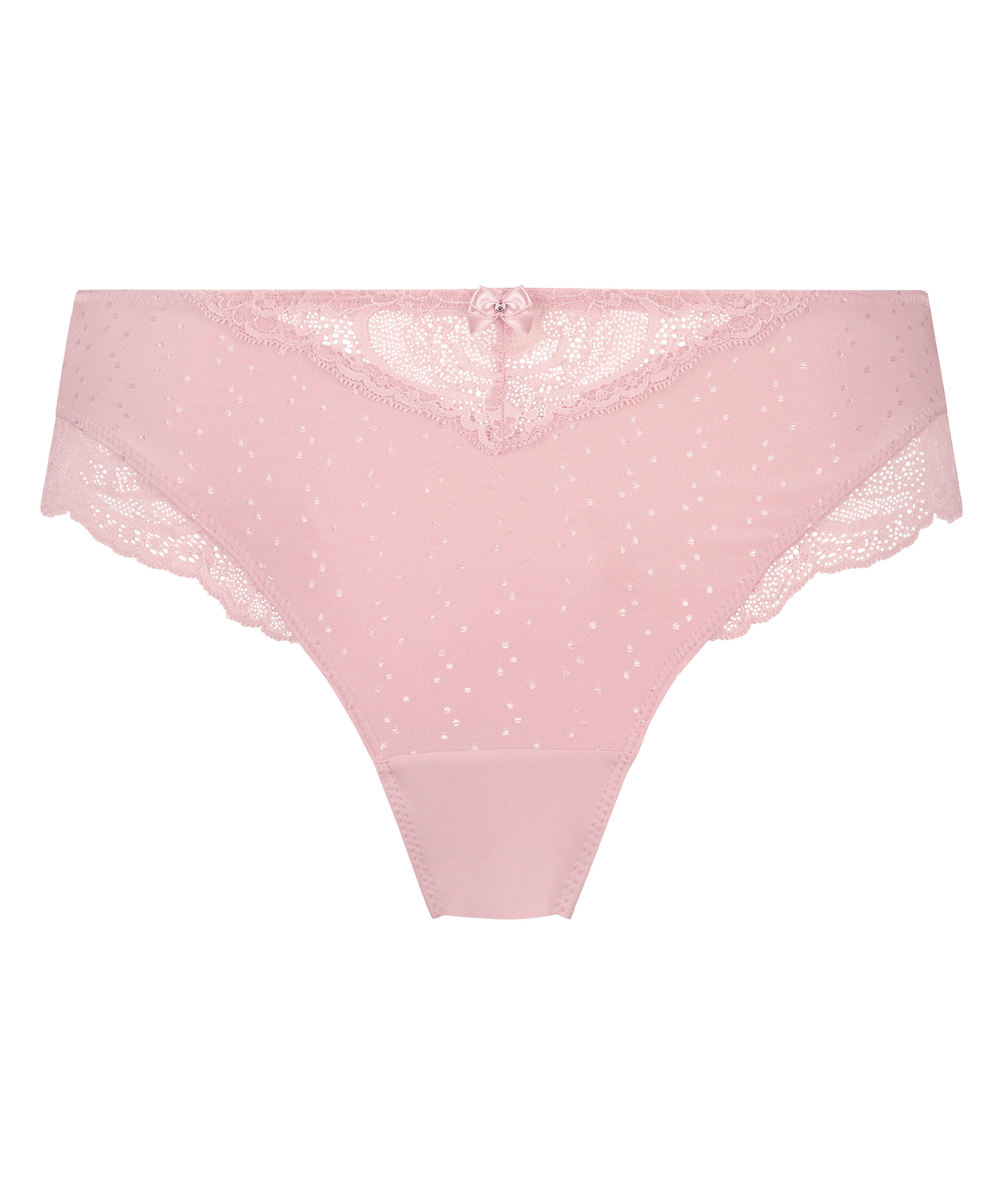 Slip taille haute Sophie, Rose