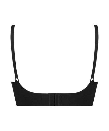 Voedings Bralette Nettie, Zwart