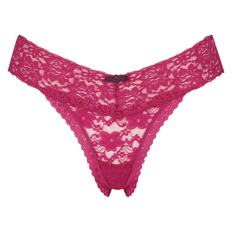 String Floral lace, Roze