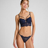 Voorgevormde longline beugel bh Isabella, Blauw