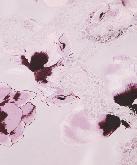 Cami top Satin, Paars