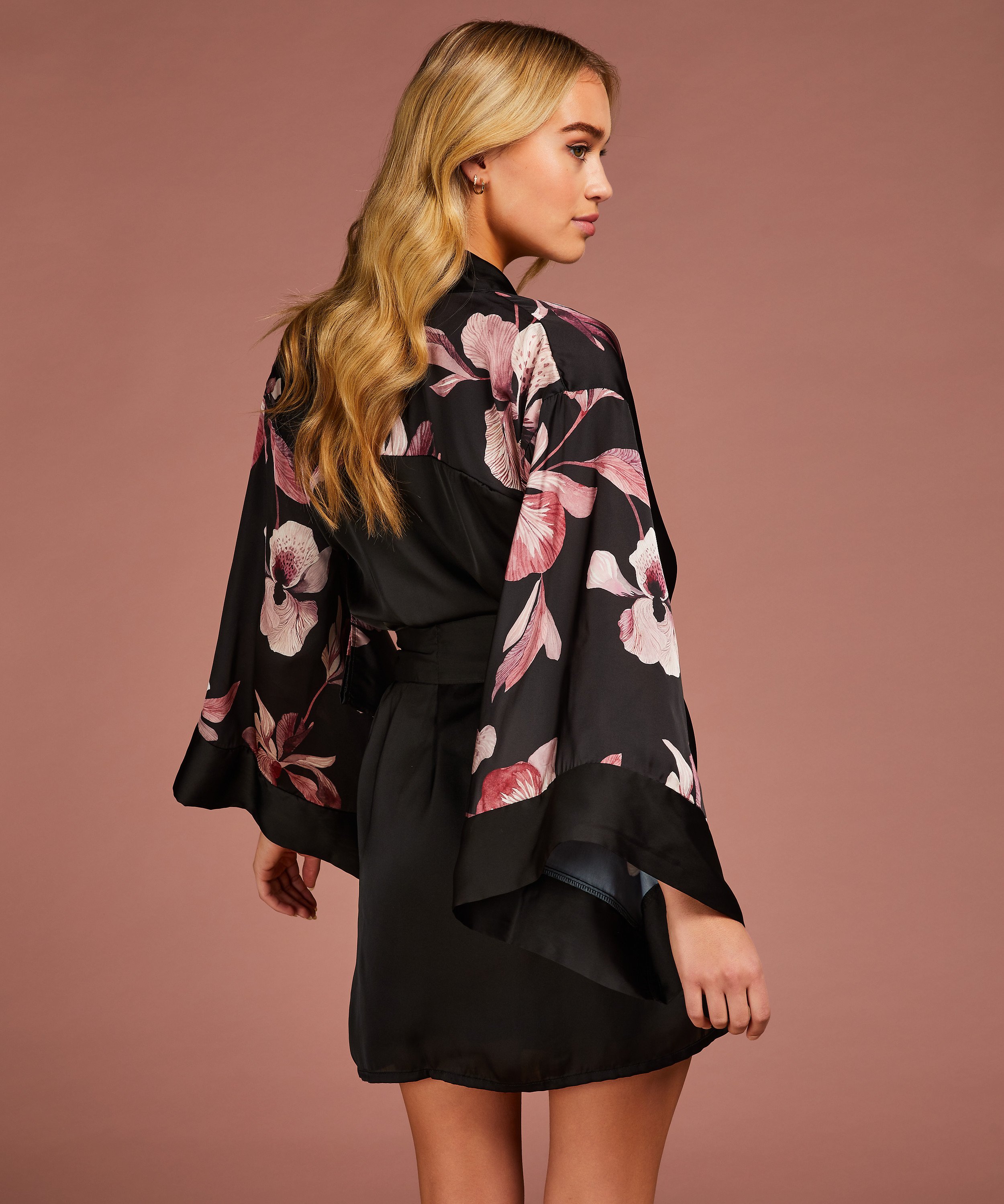 Kimono Orchid, Zwart, main