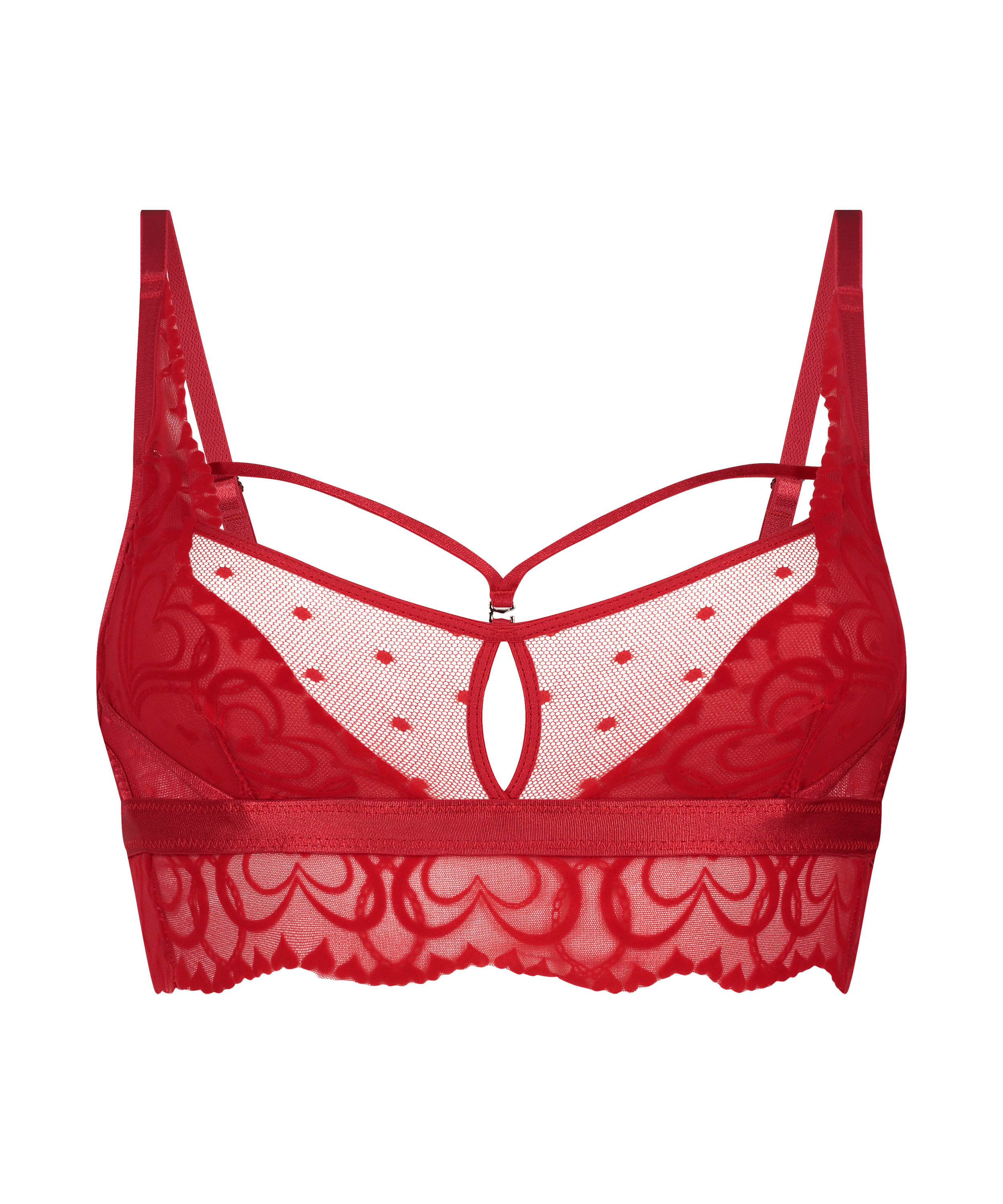 Brassière Pippa, Rouge, main