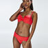 Fold over Bikinislip Sunset Dream, Rood