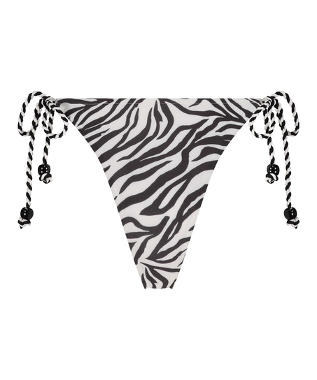 Hoog uitgesneden Bikinibroekje Doha, Wit